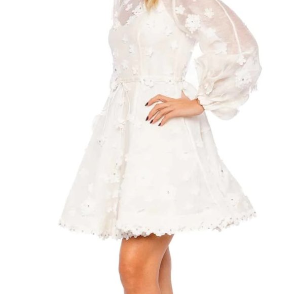 Matchmaker Lift Off Mini Ivory Dress (NEW WITH TAGS!) - Zimmerman 1 Sizing - Picture 2 of 4